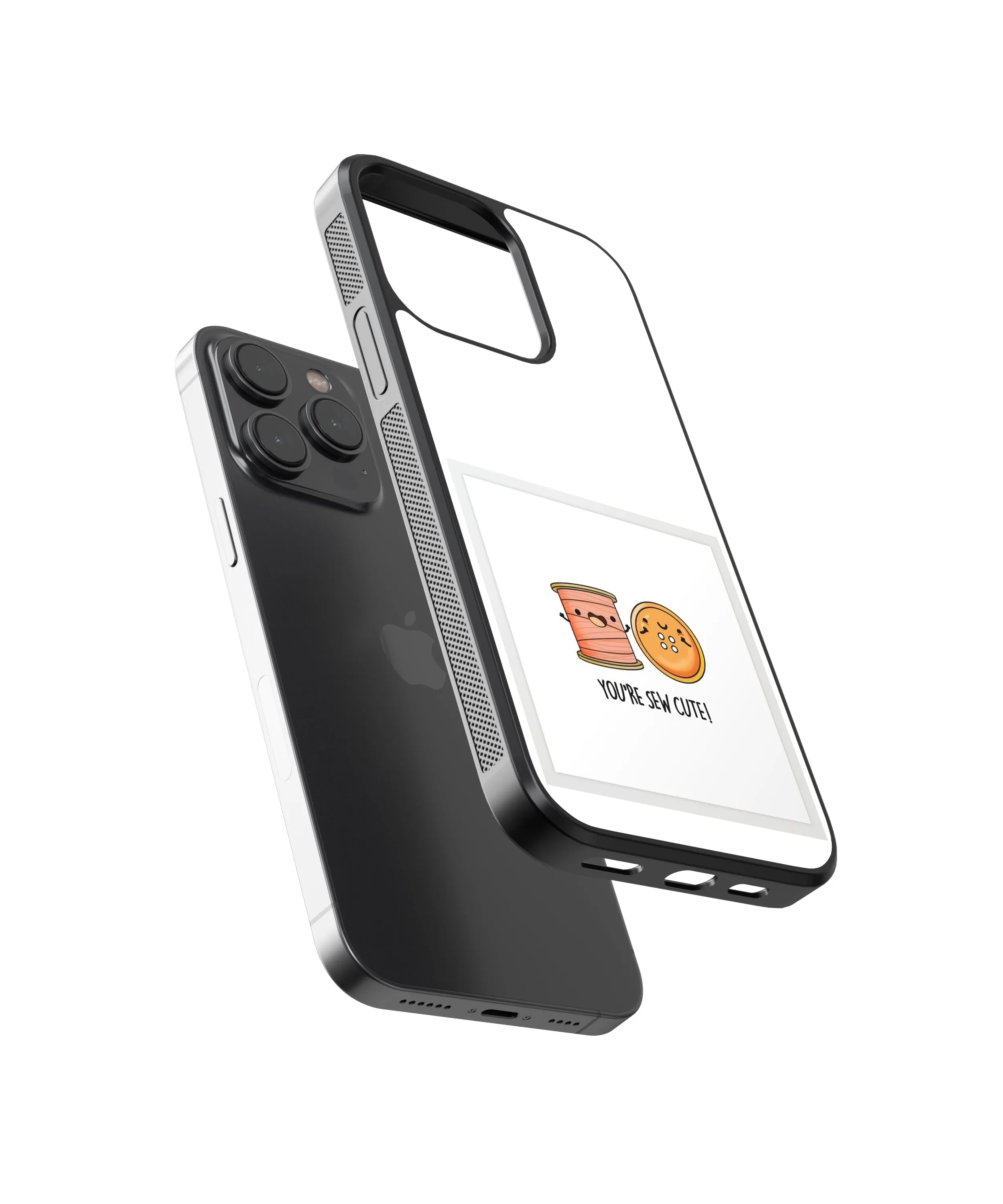You're Sew Cute Glass Phone Case Cover
